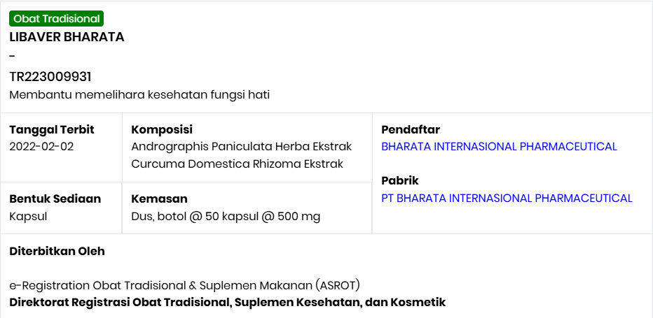 Libaver Bharata Obat Liver, Obat Hepatitis, obat Penyakit Kuning, Obat Rendah Hati, Obat Radang Hati