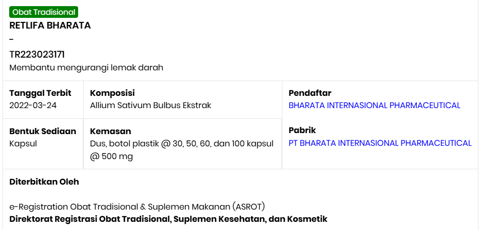 RETLIFA BHARATA OBAT PENYAKIT JANTUNG JANTUNG KORONER GAGAL JANTUNG JANTUNG BOCOR
